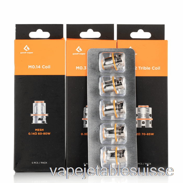 Vape Suisse Geek Vape M Bobines De Remplacement 0,15ohm M Quad Coil